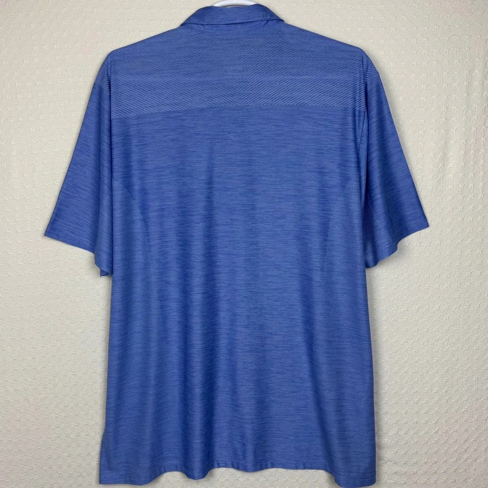 Tommy Bahama Polo Island Zone Performance Shirt Mens 3XLT Blue Golf Nautical - Picture 3 of 7